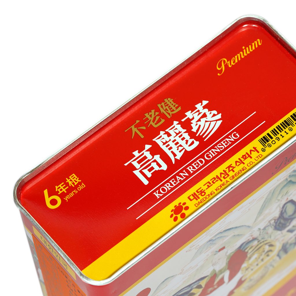 Hồng Sâm Củ Khô Hộp Thiếc HQ (PREMIUM)